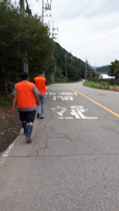 2018.08.23 성남시자율방재단 도촌동 태풍 솔릭 대비 예찰활동을 실시하였습니다