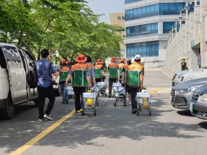 을지대학교 방역 활동